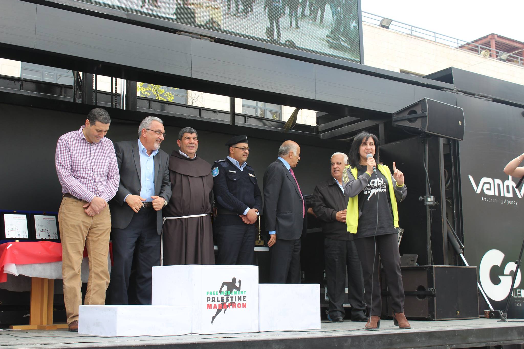 انطلاق ماراثون فلسطين الدولي الخامس في بيت لحم