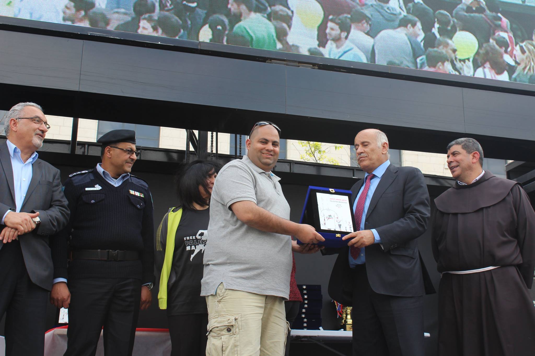 انطلاق ماراثون فلسطين الدولي الخامس في بيت لحم