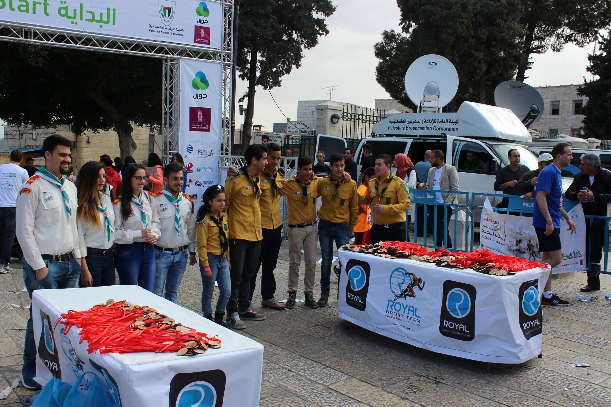 انطلاق ماراثون فلسطين الدولي الخامس في بيت لحم