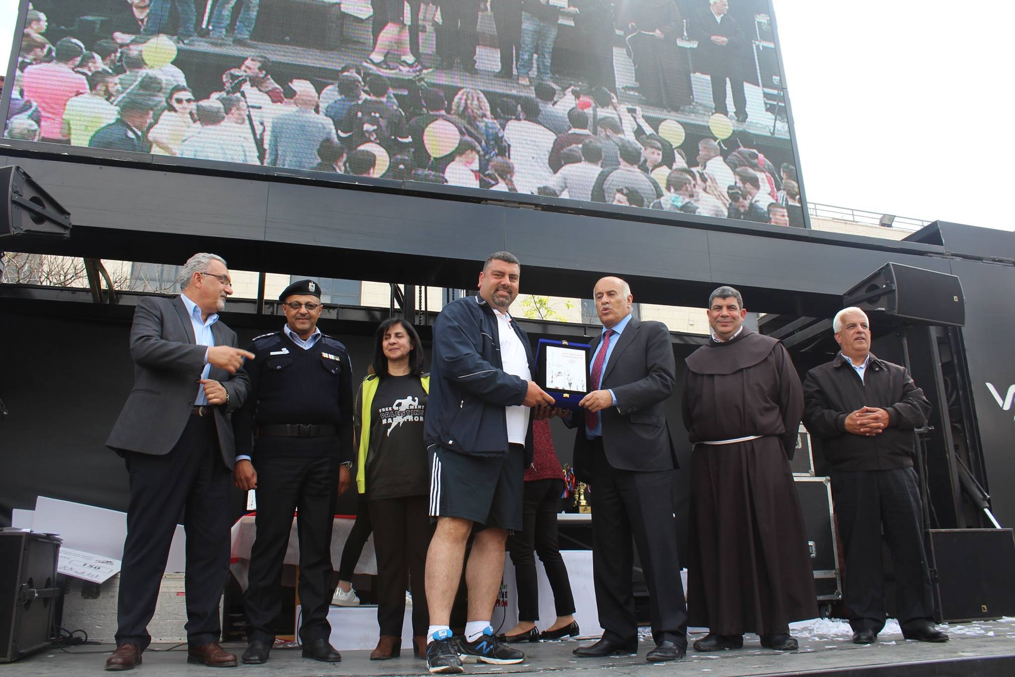انطلاق ماراثون فلسطين الدولي الخامس في بيت لحم