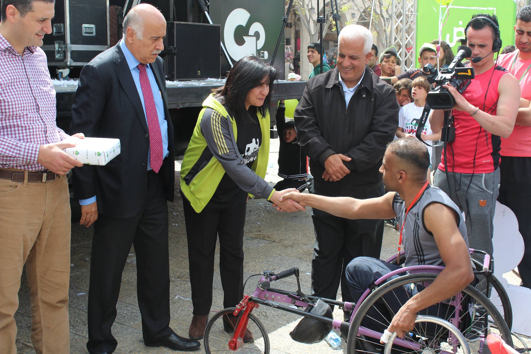 انطلاق ماراثون فلسطين الدولي الخامس في بيت لحم