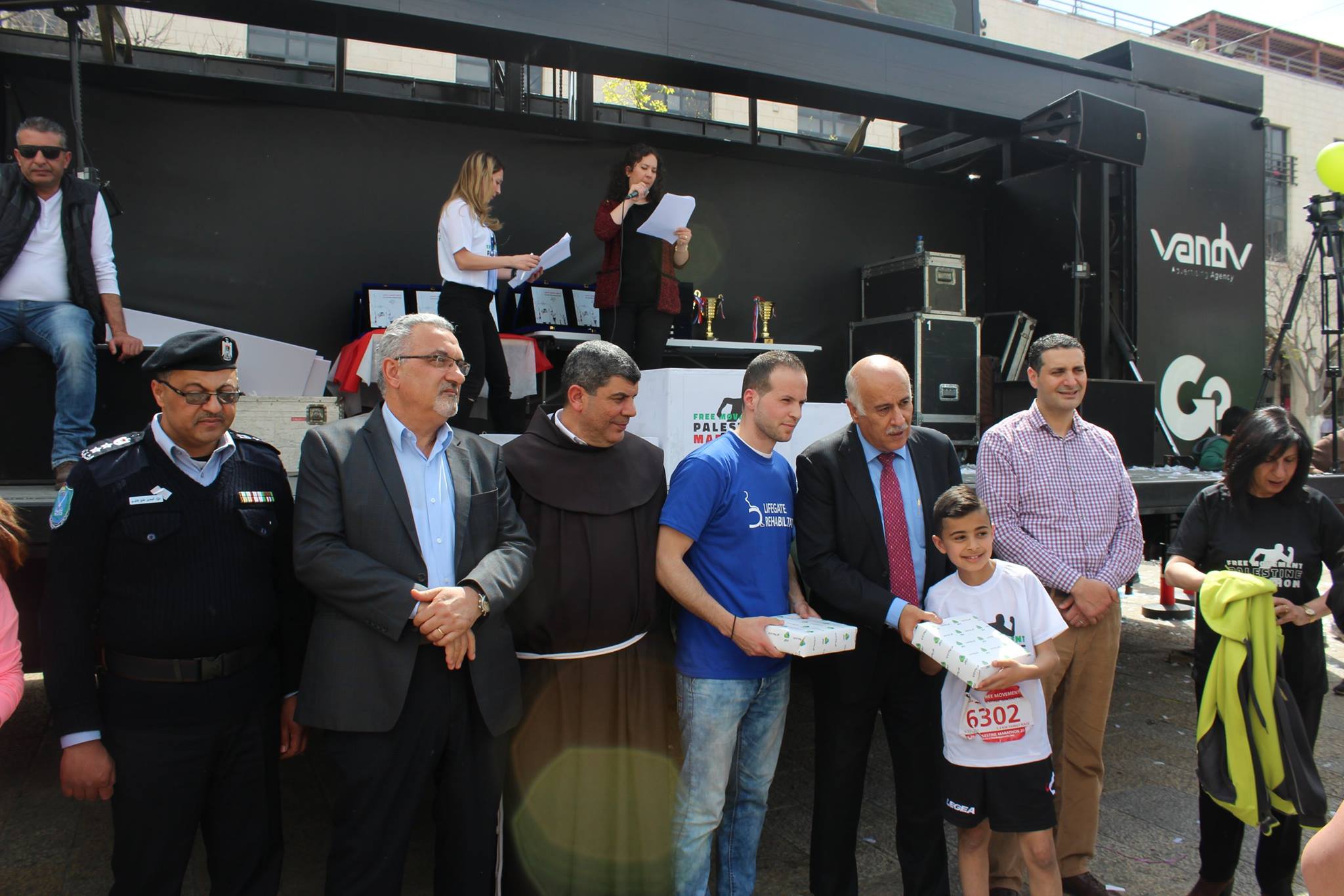 انطلاق ماراثون فلسطين الدولي الخامس في بيت لحم