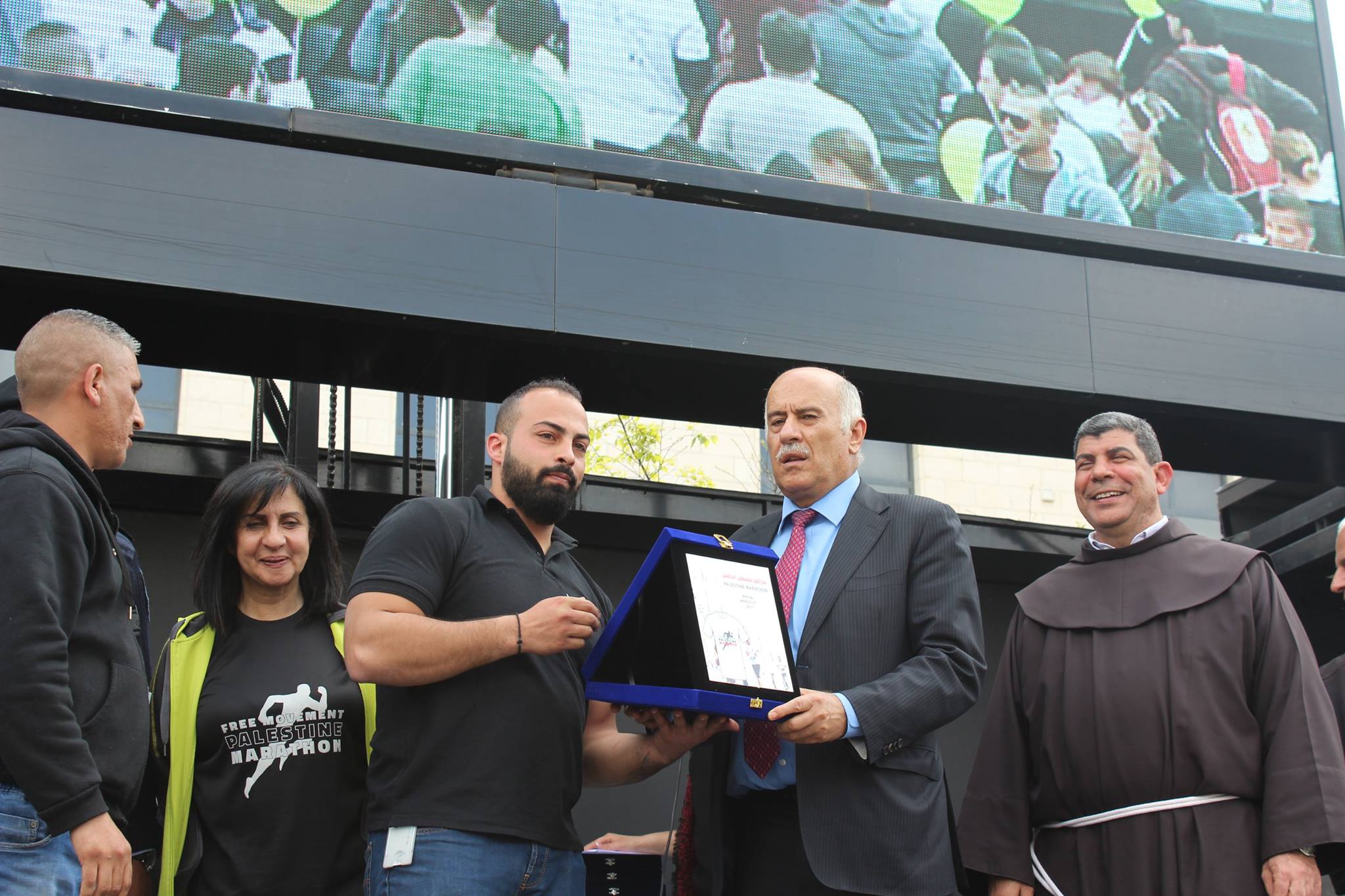 انطلاق ماراثون فلسطين الدولي الخامس في بيت لحم