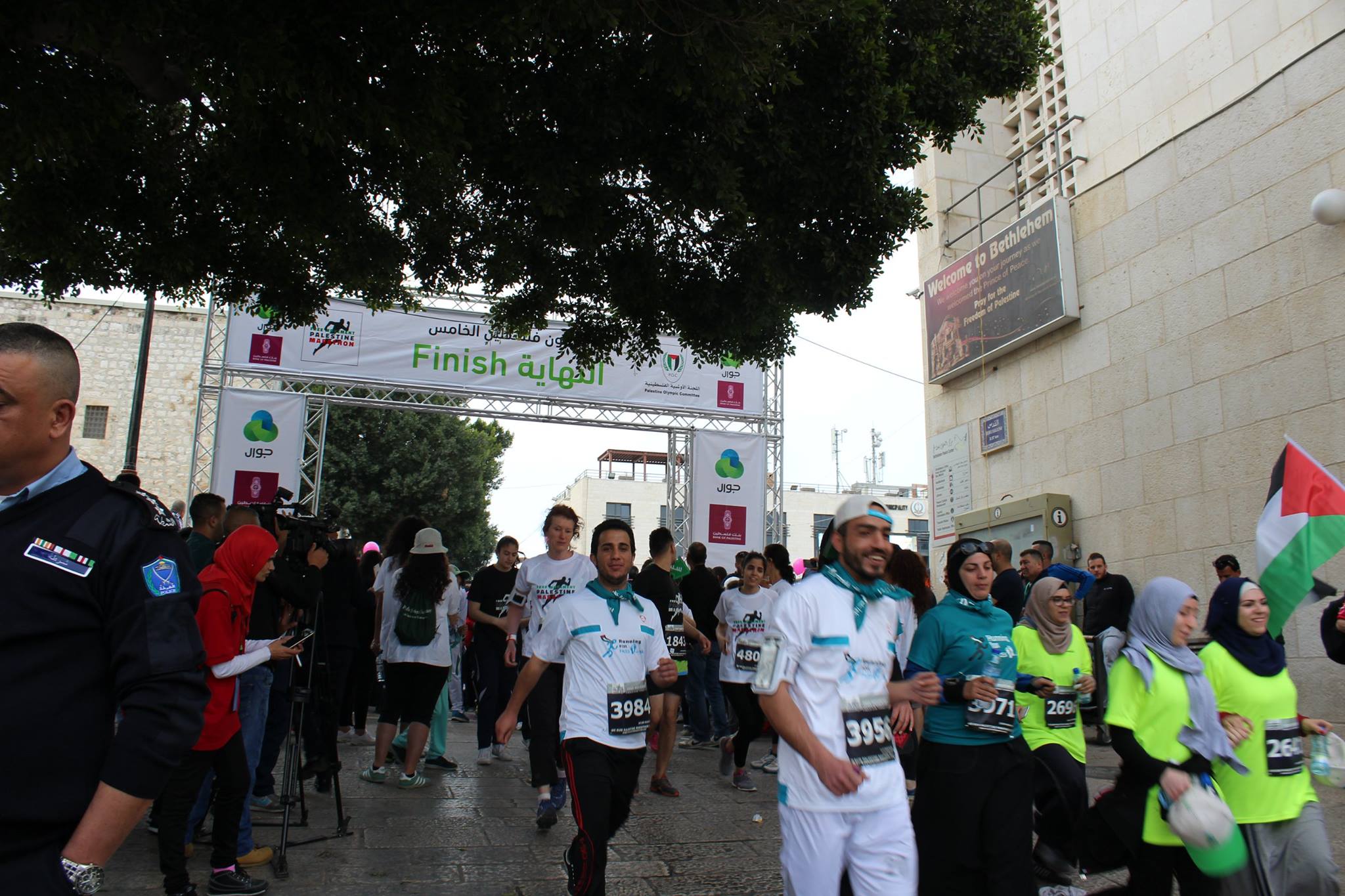 انطلاق ماراثون فلسطين الدولي الخامس في بيت لحم