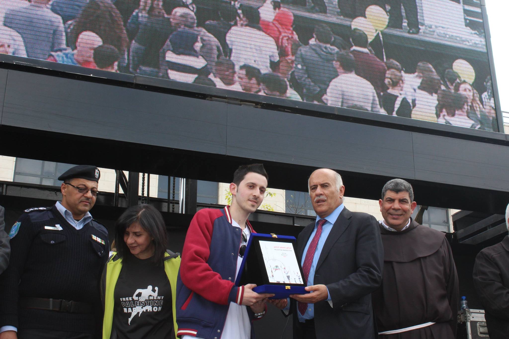 انطلاق ماراثون فلسطين الدولي الخامس في بيت لحم