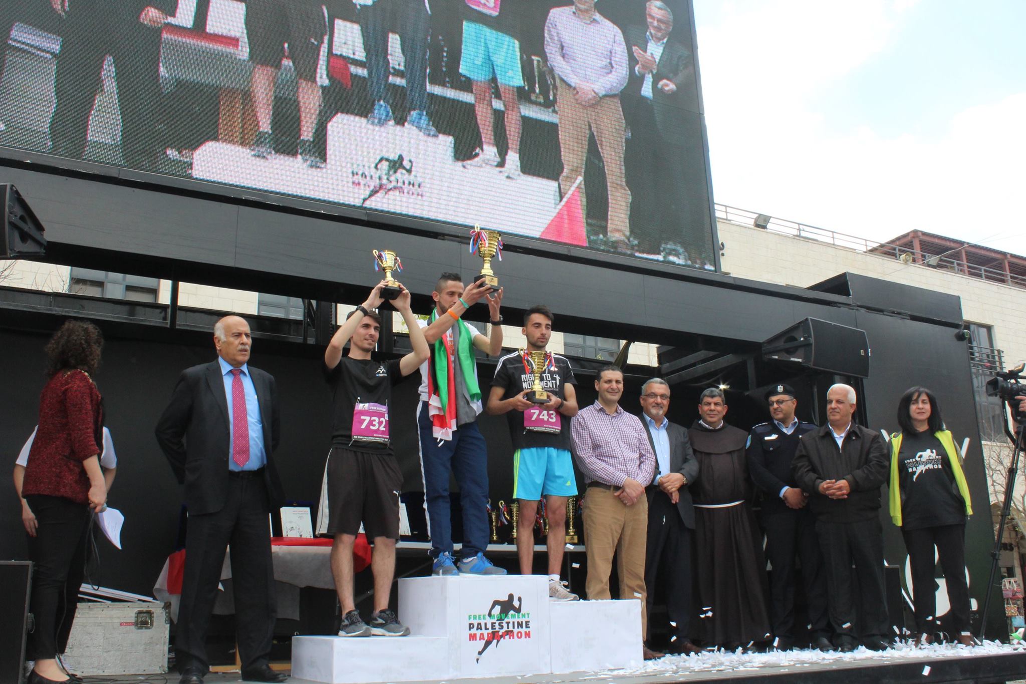 انطلاق ماراثون فلسطين الدولي الخامس في بيت لحم