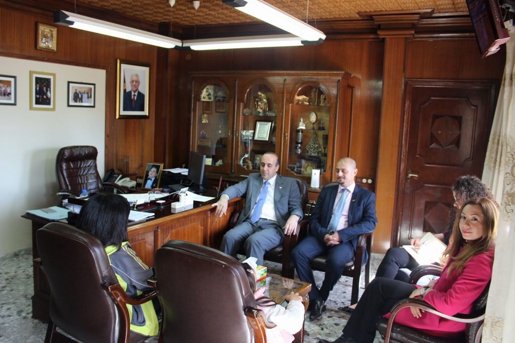 لقاء يجمع رئيسي بلديتي بيت لحم وبافوس القبرصية بهدف بحث توقيع اتفافية توأمة لدعم التبادل السياحي