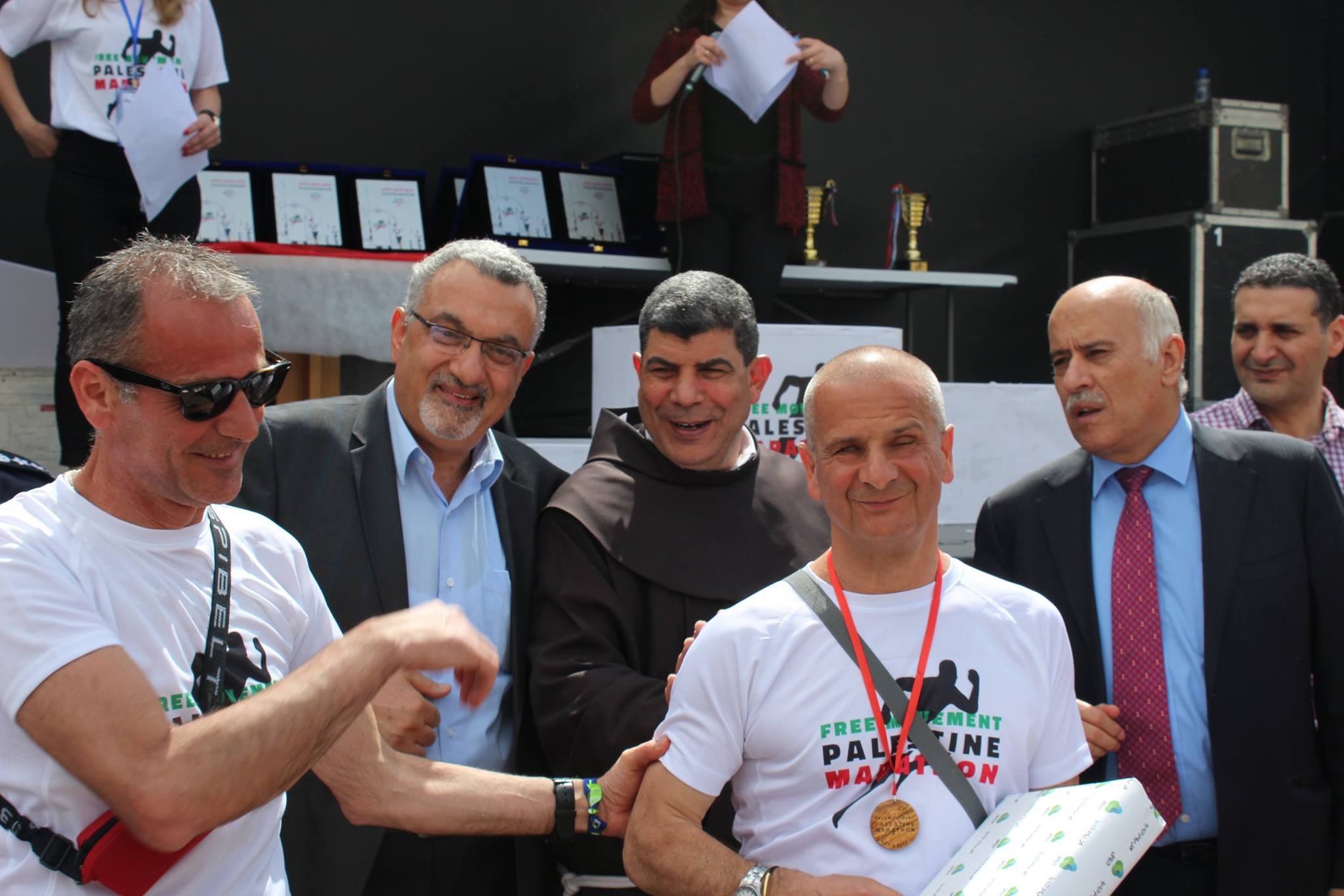 انطلاق ماراثون فلسطين الدولي الخامس في بيت لحم