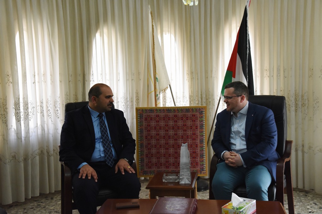 جحا يستقبل وفدا من الحزب المسيحي المحافظ من بريطانيا 