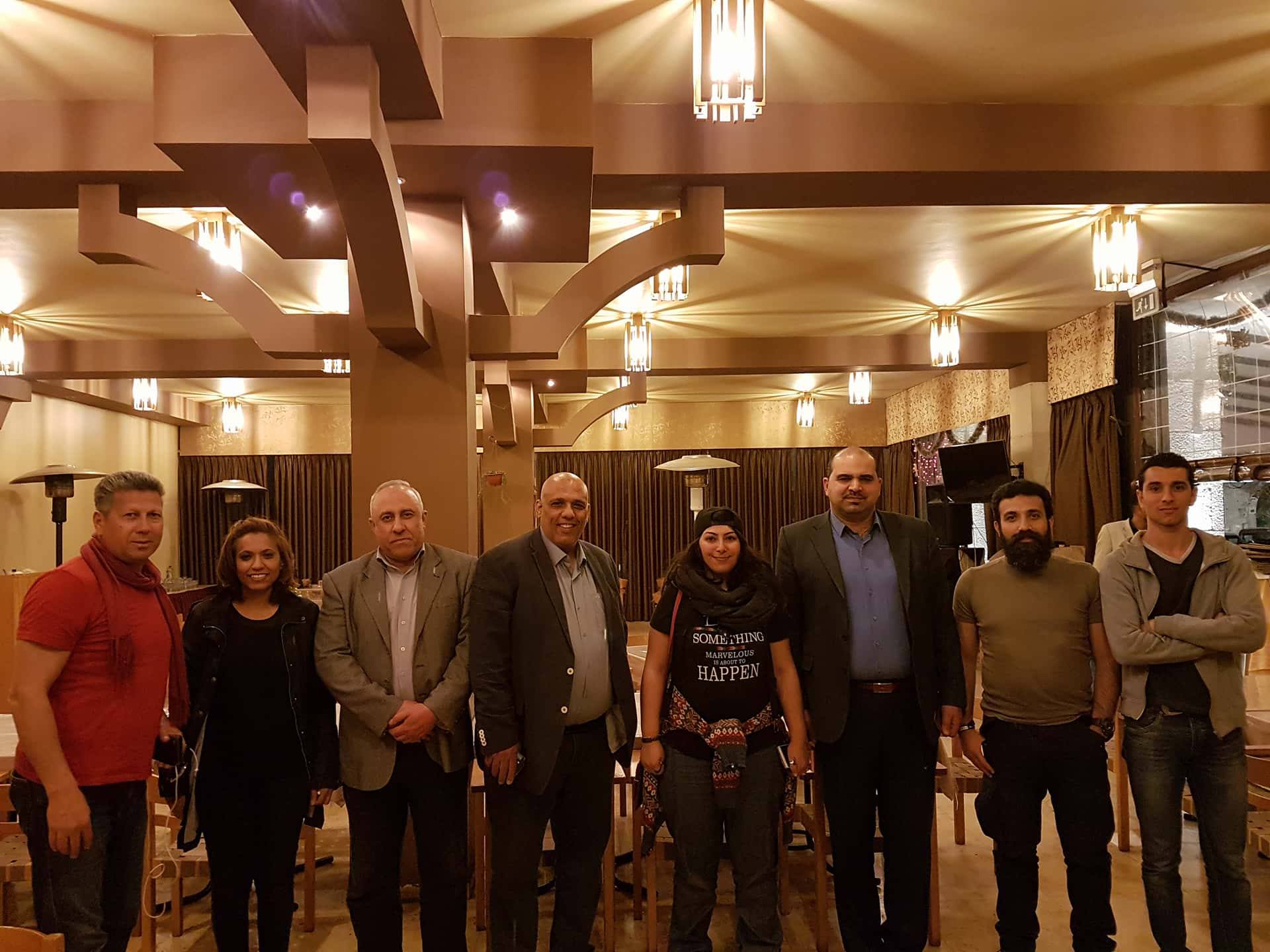 رئيس وأعضاء مجلس بلدية بيت لحم يستقبلون 6 مصورين تونسيين