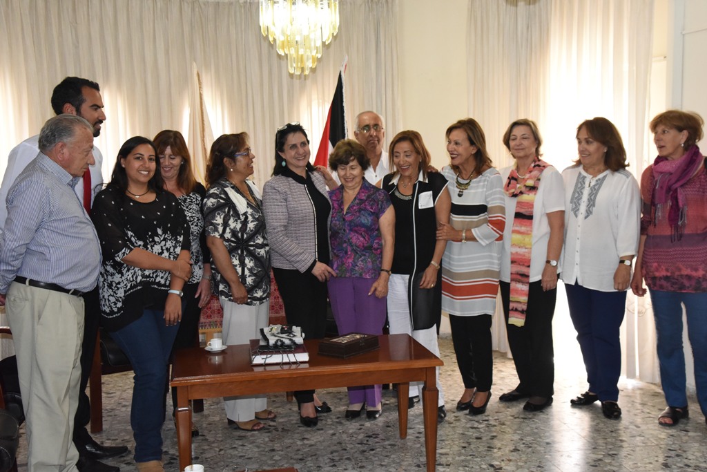 بابون تلتقي بوفد من مغتربي أبناء محافظة بيت لحم القادمين من تشلي 