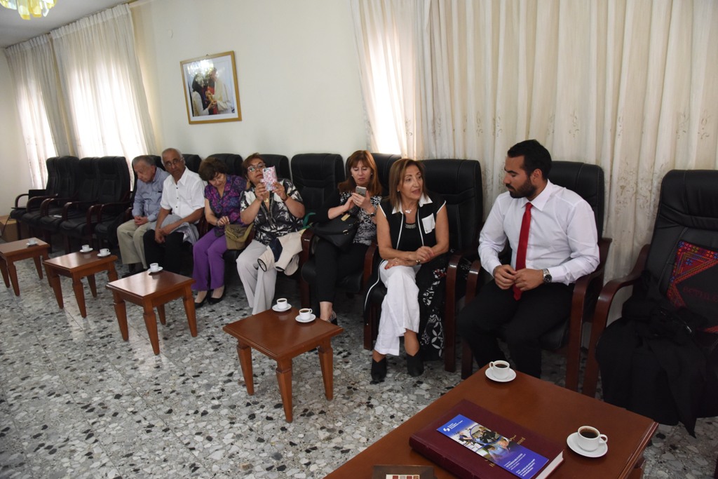 بابون تلتقي بوفد من مغتربي أبناء محافظة بيت لحم القادمين من تشلي 