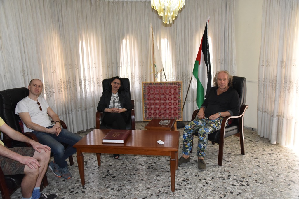 رئيسة بلدية بيت لحم تستقبل فرقة هورتوس ميوزيكوس الأستونية 