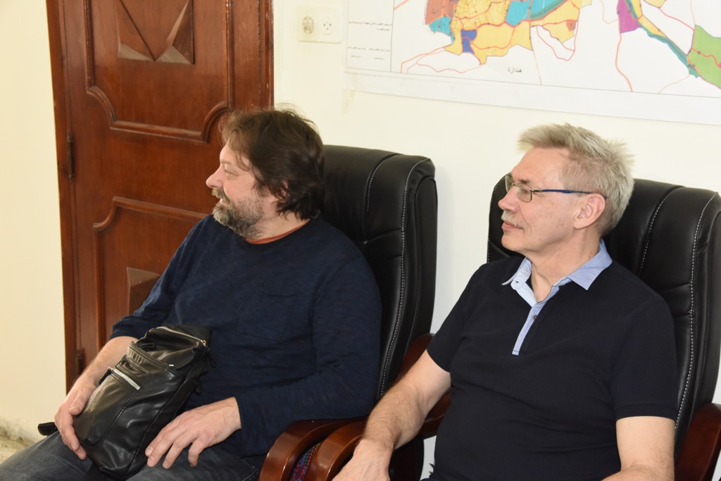 رئيسة بلدية بيت لحم تستقبل فرقة هورتوس ميوزيكوس الأستونية 