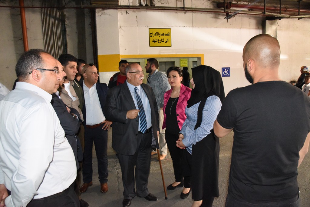 جولة تفقدية من قبل بلدية بيت لحم لمحطة الباصات المركزية قبيل الإستلام الرسمي مع بداية ايار