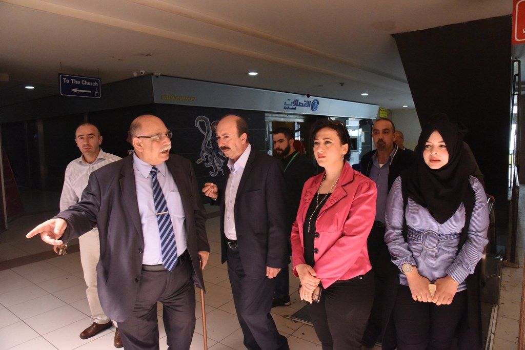 جولة تفقدية من قبل بلدية بيت لحم لمحطة الباصات المركزية قبيل الإستلام الرسمي مع بداية ايار