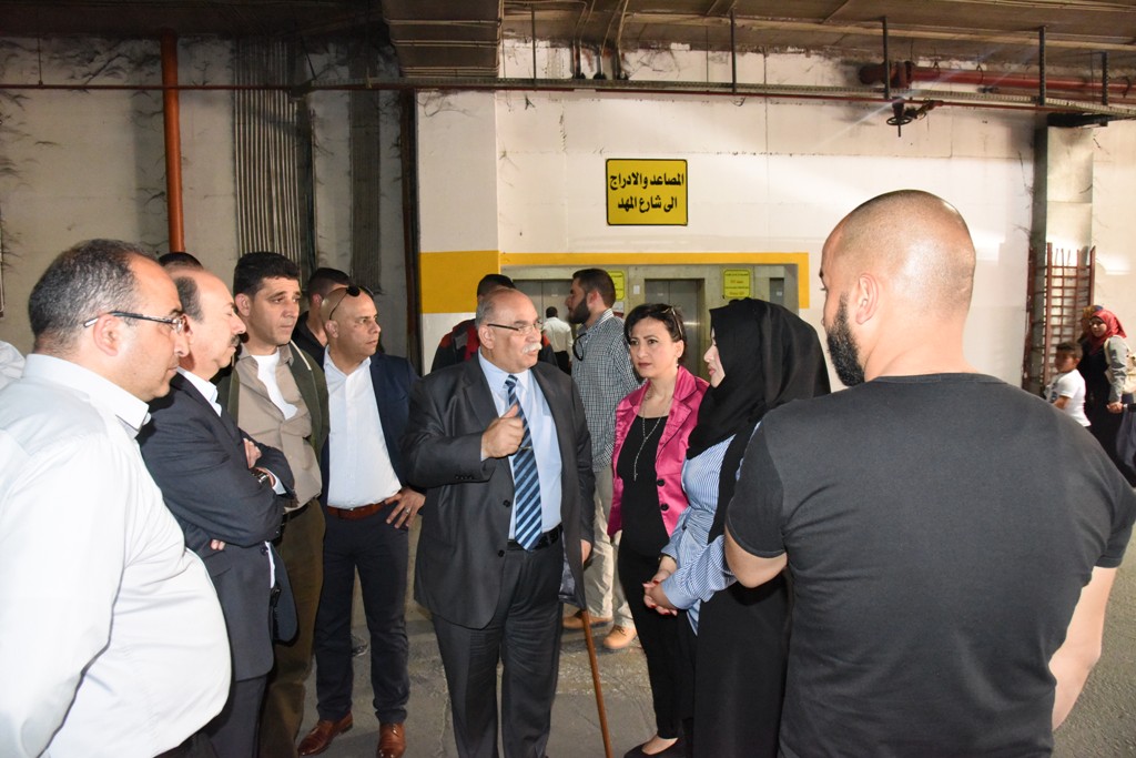 جولة تفقدية من قبل بلدية بيت لحم لمحطة الباصات المركزية قبيل الإستلام الرسمي مع بداية ايار