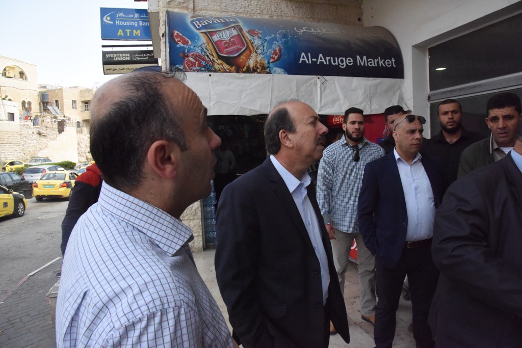 جولة تفقدية من قبل بلدية بيت لحم لمحطة الباصات المركزية قبيل الإستلام الرسمي مع بداية ايار