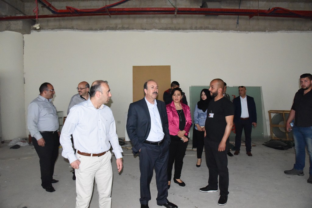 جولة تفقدية من قبل بلدية بيت لحم لمحطة الباصات المركزية قبيل الإستلام الرسمي مع بداية ايار