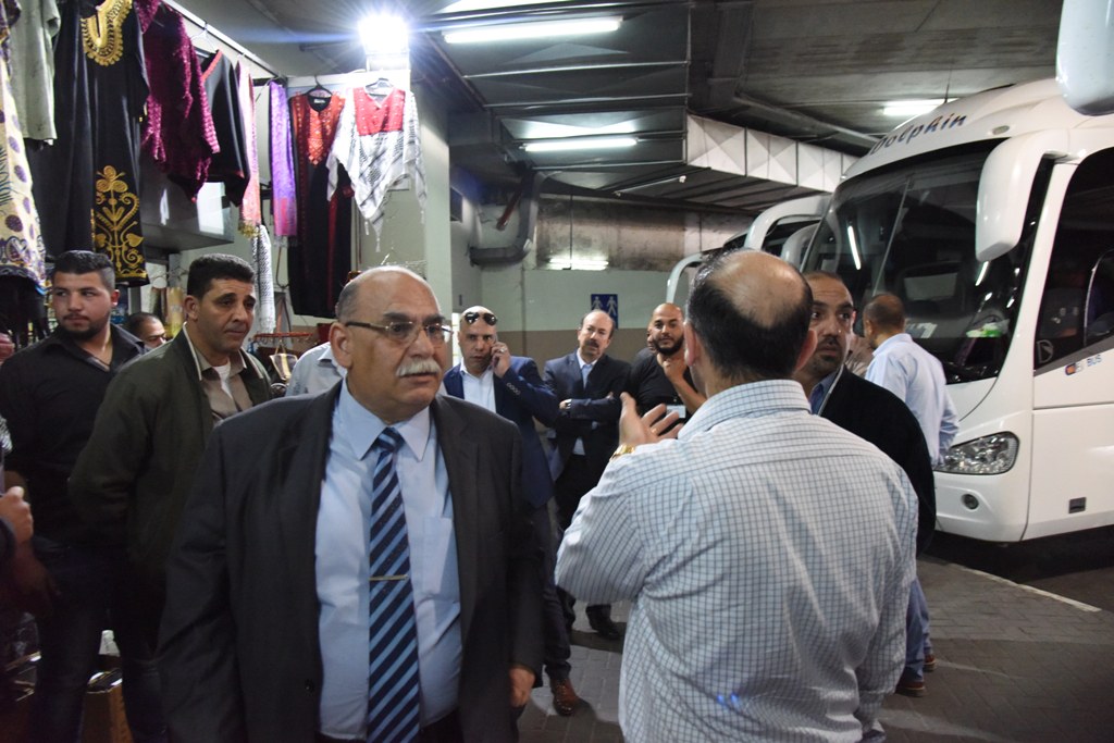 جولة تفقدية من قبل بلدية بيت لحم لمحطة الباصات المركزية قبيل الإستلام الرسمي مع بداية ايار