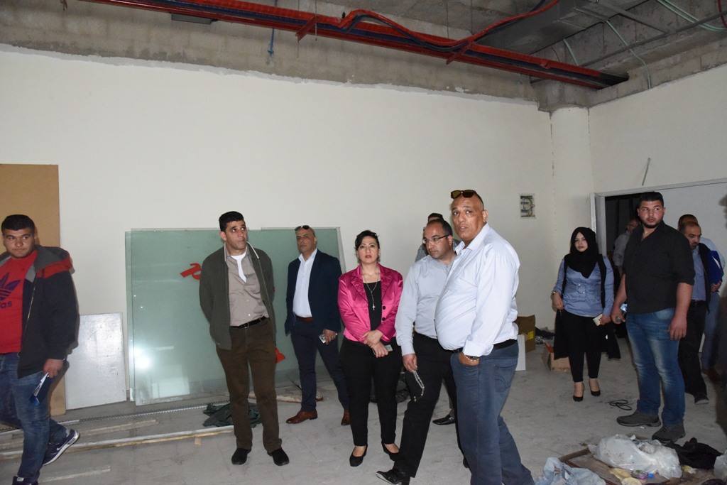 جولة تفقدية من قبل بلدية بيت لحم لمحطة الباصات المركزية قبيل الإستلام الرسمي مع بداية ايار