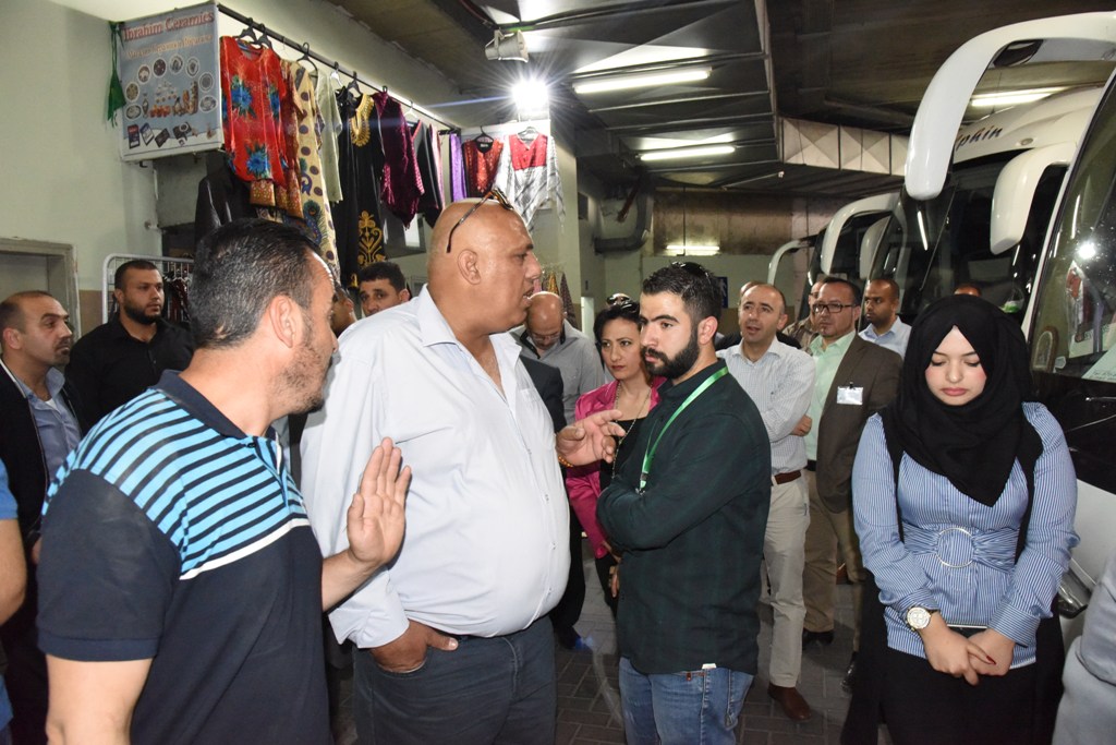 جولة تفقدية من قبل بلدية بيت لحم لمحطة الباصات المركزية قبيل الإستلام الرسمي مع بداية ايار