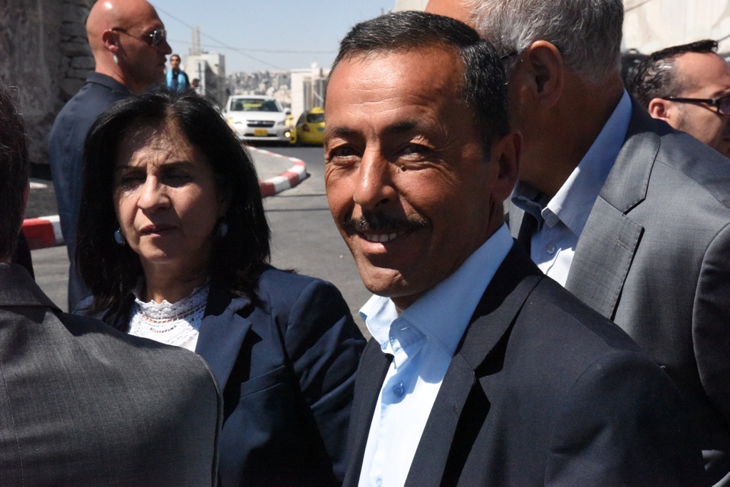 افتتاح رسمي لشارع المدخل الشمالي بحضور رئيسة بلدية بيت لحم  بابون والداعمين 