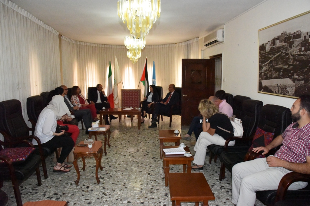 افتتاح رسمي لشارع المدخل الشمالي بحضور رئيسة بلدية بيت لحم  بابون والداعمين 