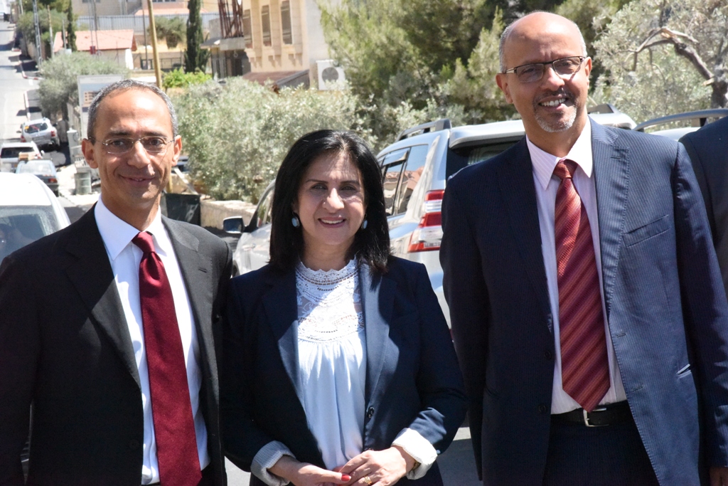 افتتاح رسمي لشارع المدخل الشمالي بحضور رئيسة بلدية بيت لحم  بابون والداعمين 