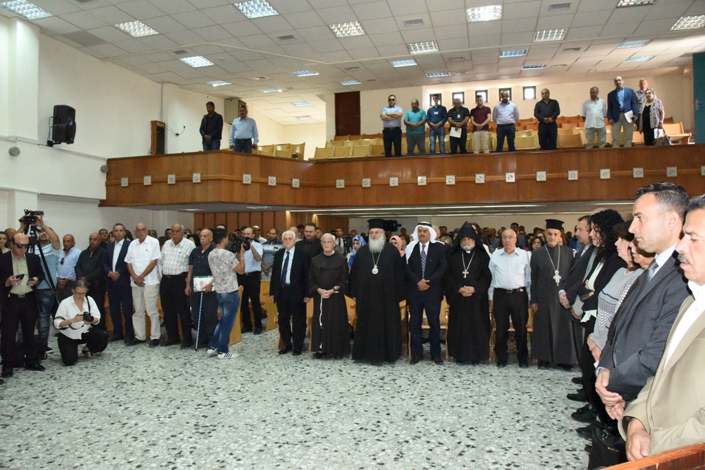 مراسم تسليم وإستلام مجلس بلدية بيت لحم في دار البلدية وسط حضور مجتمعي كبير 