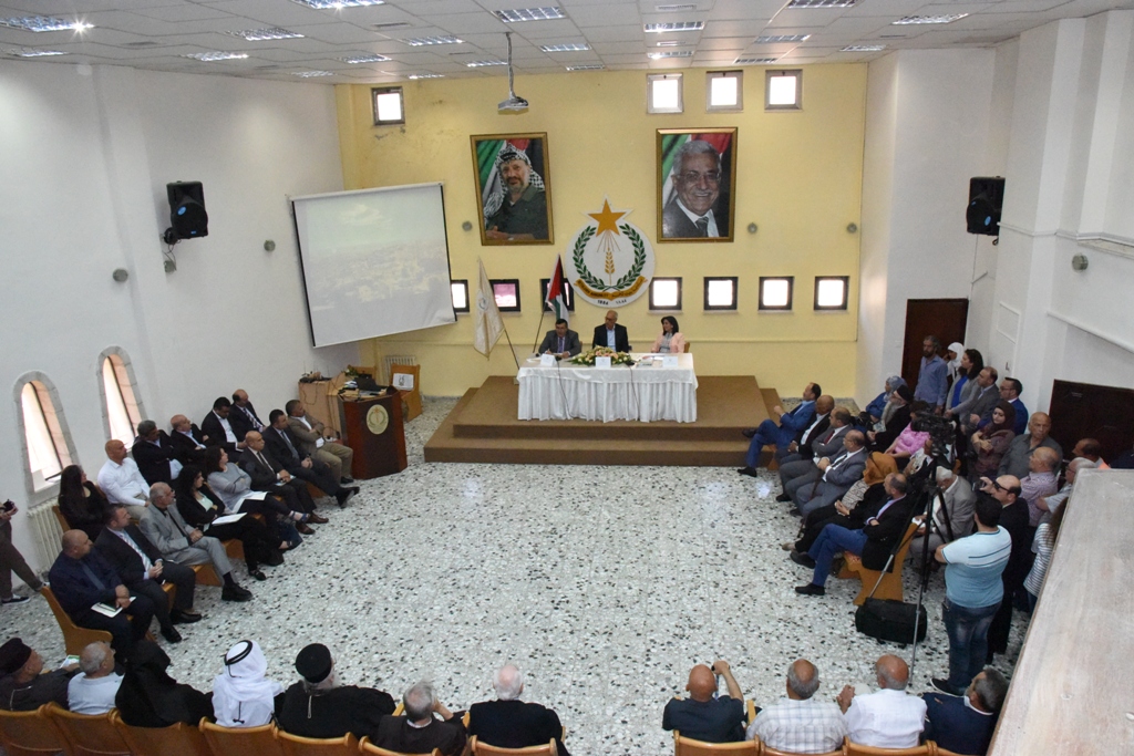 مراسم تسليم وإستلام مجلس بلدية بيت لحم في دار البلدية وسط حضور مجتمعي كبير 