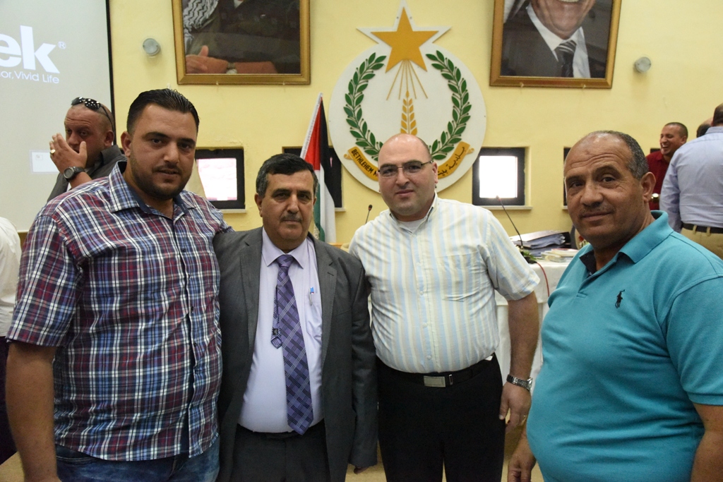 مراسم تسليم وإستلام مجلس بلدية بيت لحم في دار البلدية وسط حضور مجتمعي كبير 