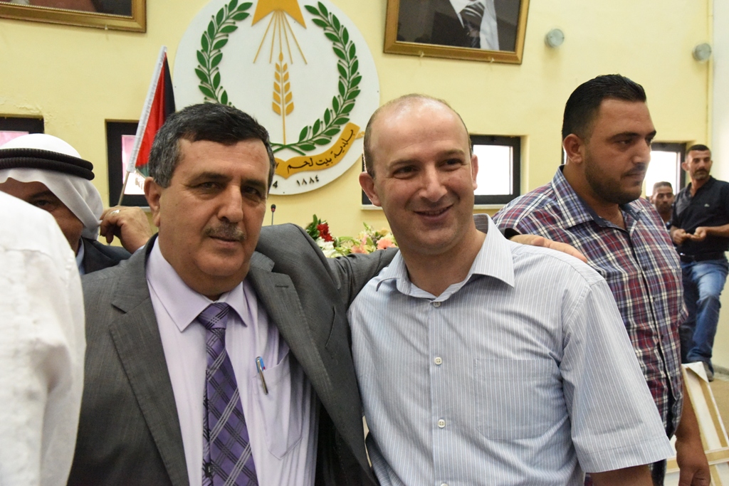 مراسم تسليم وإستلام مجلس بلدية بيت لحم في دار البلدية وسط حضور مجتمعي كبير 