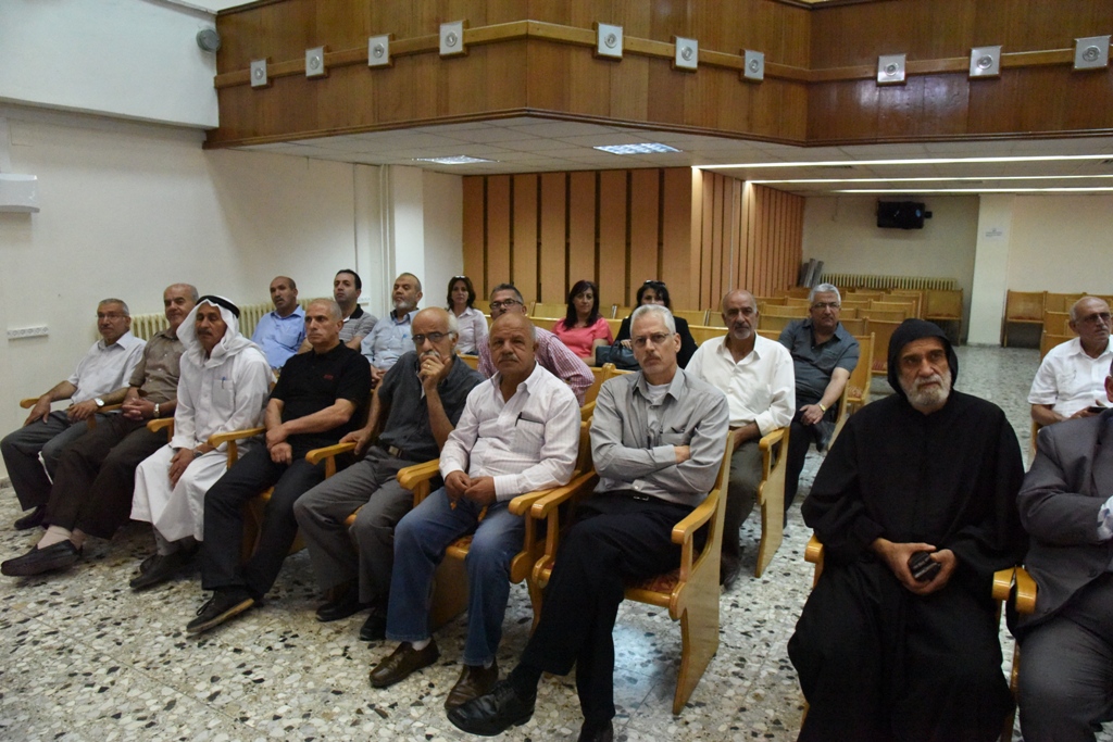 لقاء جماهيري في بلدية بيت لحم  لمناقشة موضوع الأزمة المرورية عند مفرق العين