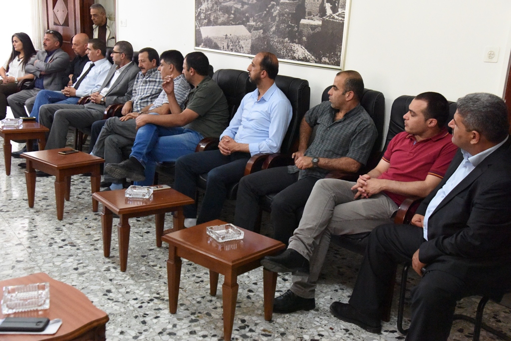  رئيس بلدية بيت لحم يبحث مع الوزير غنيم مشروع تطوير شبكة المياه