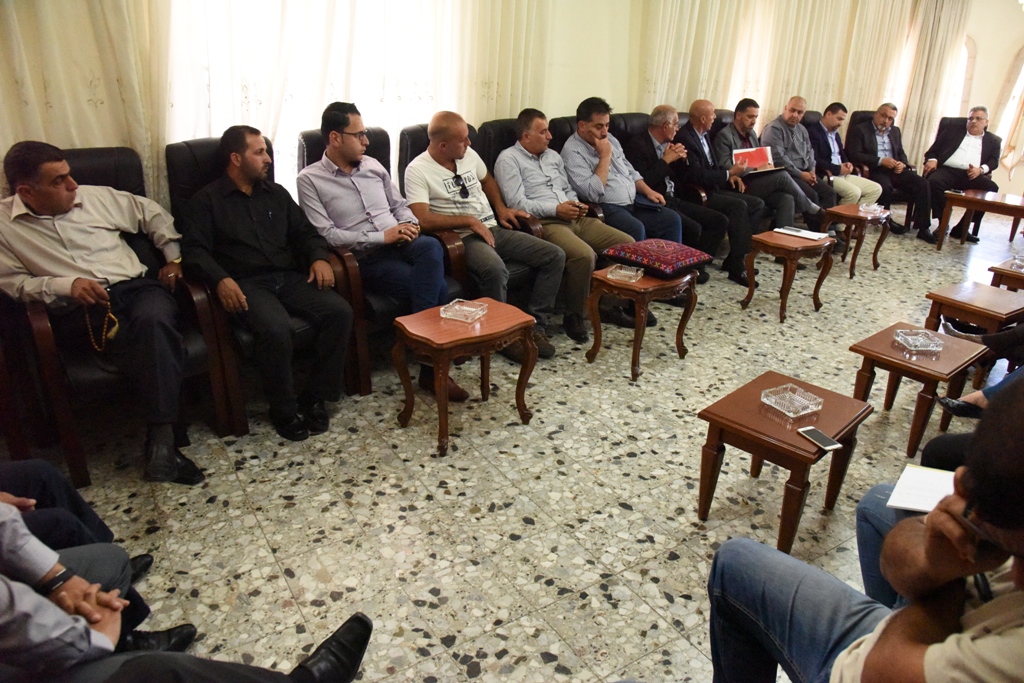  رئيس بلدية بيت لحم يبحث مع الوزير غنيم مشروع تطوير شبكة المياه