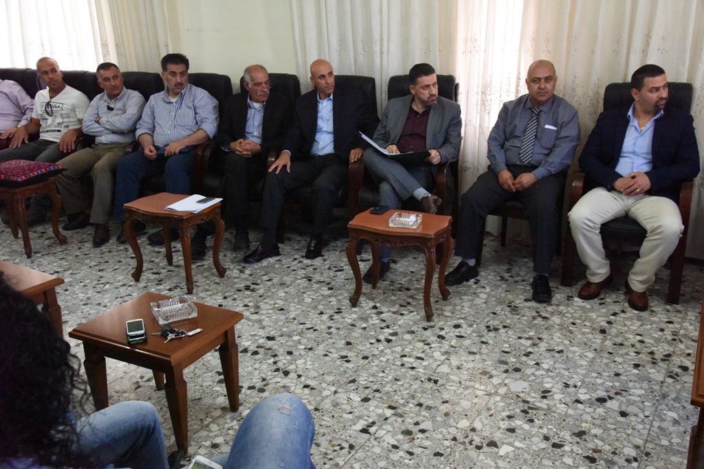  رئيس بلدية بيت لحم يبحث مع الوزير غنيم مشروع تطوير شبكة المياه