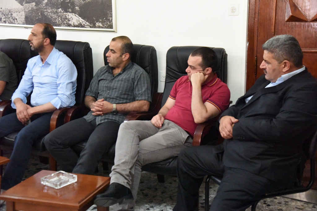  رئيس بلدية بيت لحم يبحث مع الوزير غنيم مشروع تطوير شبكة المياه