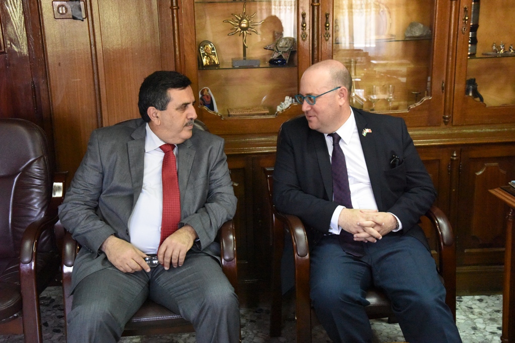 رئيس بلدية بيت لحم يستقبل ممثل مالطا في فلسطين 