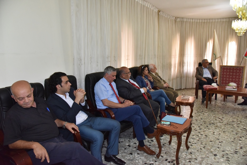  رئيس بلدية بيت لحم  يستقبل مجلس ادارة مؤسسة تطوير بيت لحم 