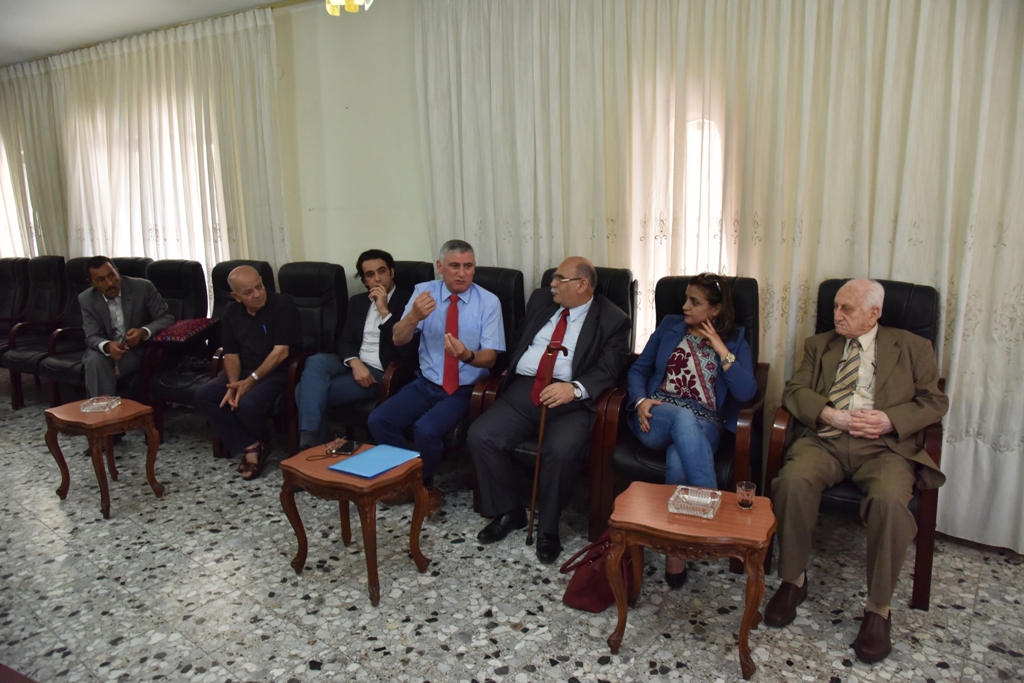  رئيس بلدية بيت لحم  يستقبل مجلس ادارة مؤسسة تطوير بيت لحم 