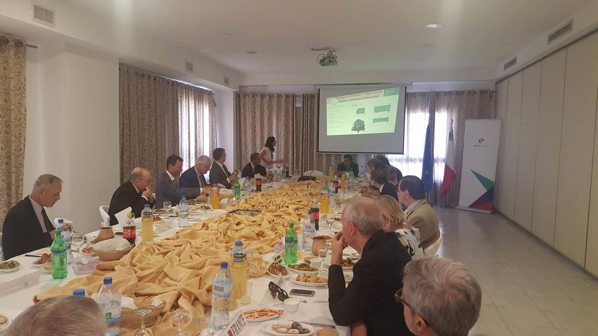 بلدية بيت لحم تعرض مقترحات مشاريع تنموية في لقاء نظمته ممثلية مالطا ضم البعثات والممثليات الأوروبية في فلسطين