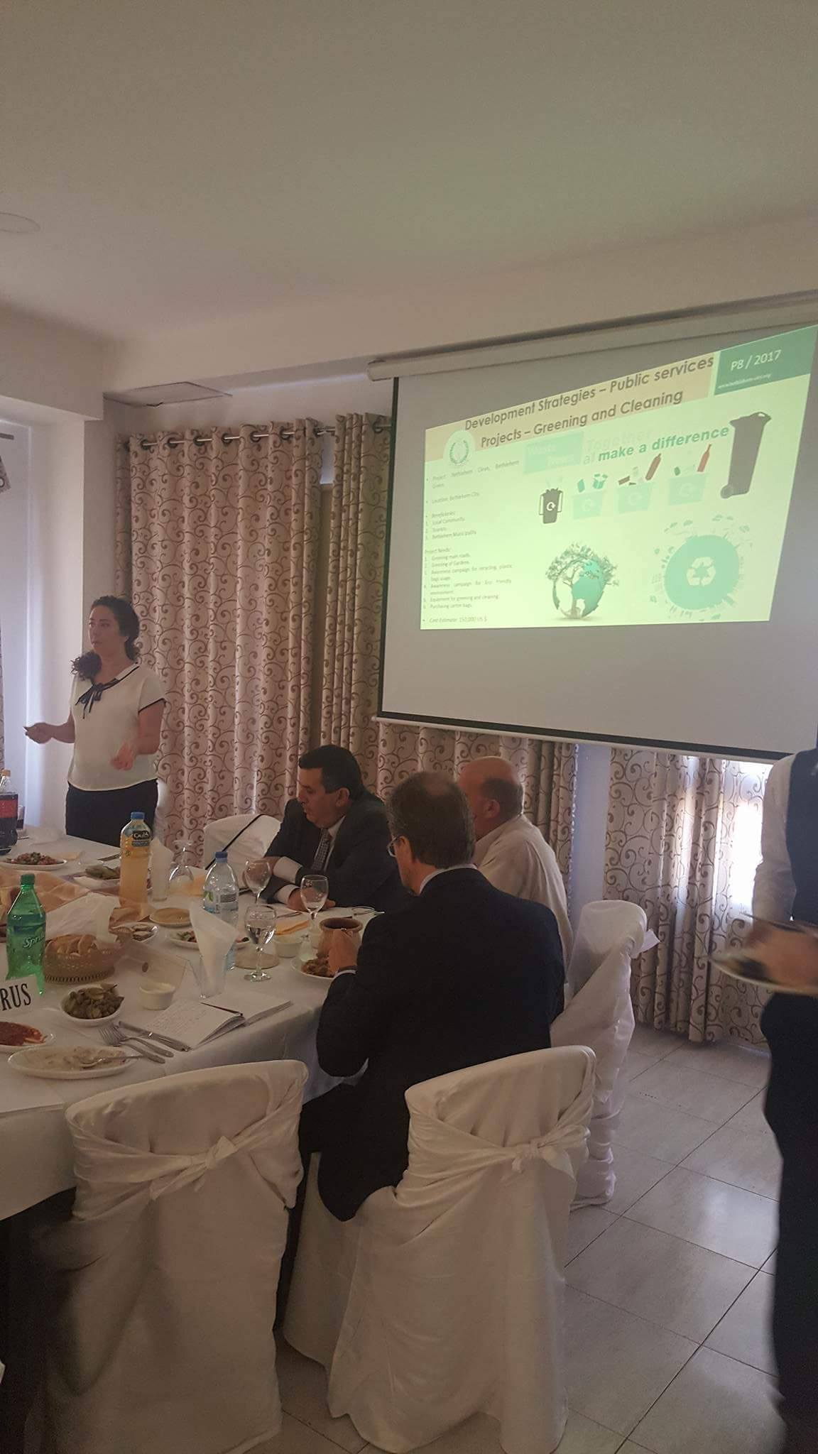 بلدية بيت لحم تعرض مقترحات مشاريع تنموية في لقاء نظمته ممثلية مالطا ضم البعثات والممثليات الأوروبية في فلسطين