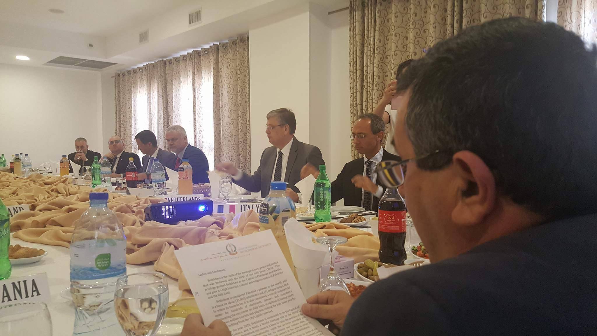 بلدية بيت لحم تعرض مقترحات مشاريع تنموية في لقاء نظمته ممثلية مالطا ضم البعثات والممثليات الأوروبية في فلسطين