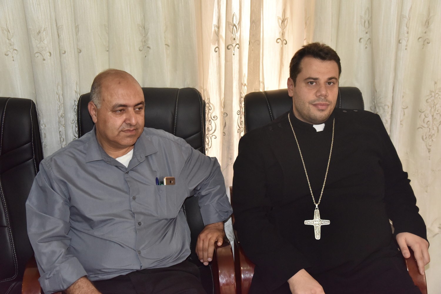 سلمان يستقبل المطران بطرس ملكي والمطران ثيوفانيس والمونسنيور منصور متوكا