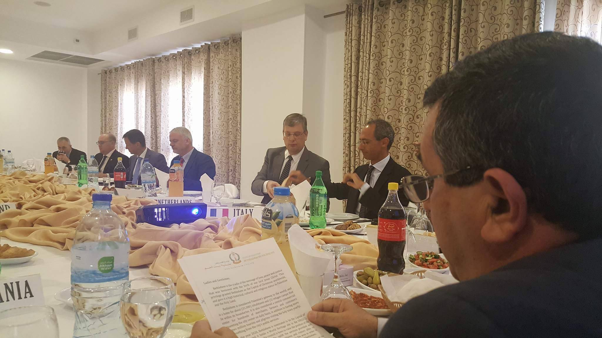 بلدية بيت لحم تعرض مقترحات مشاريع تنموية في لقاء نظمته ممثلية مالطا ضم البعثات والممثليات الأوروبية في فلسطين