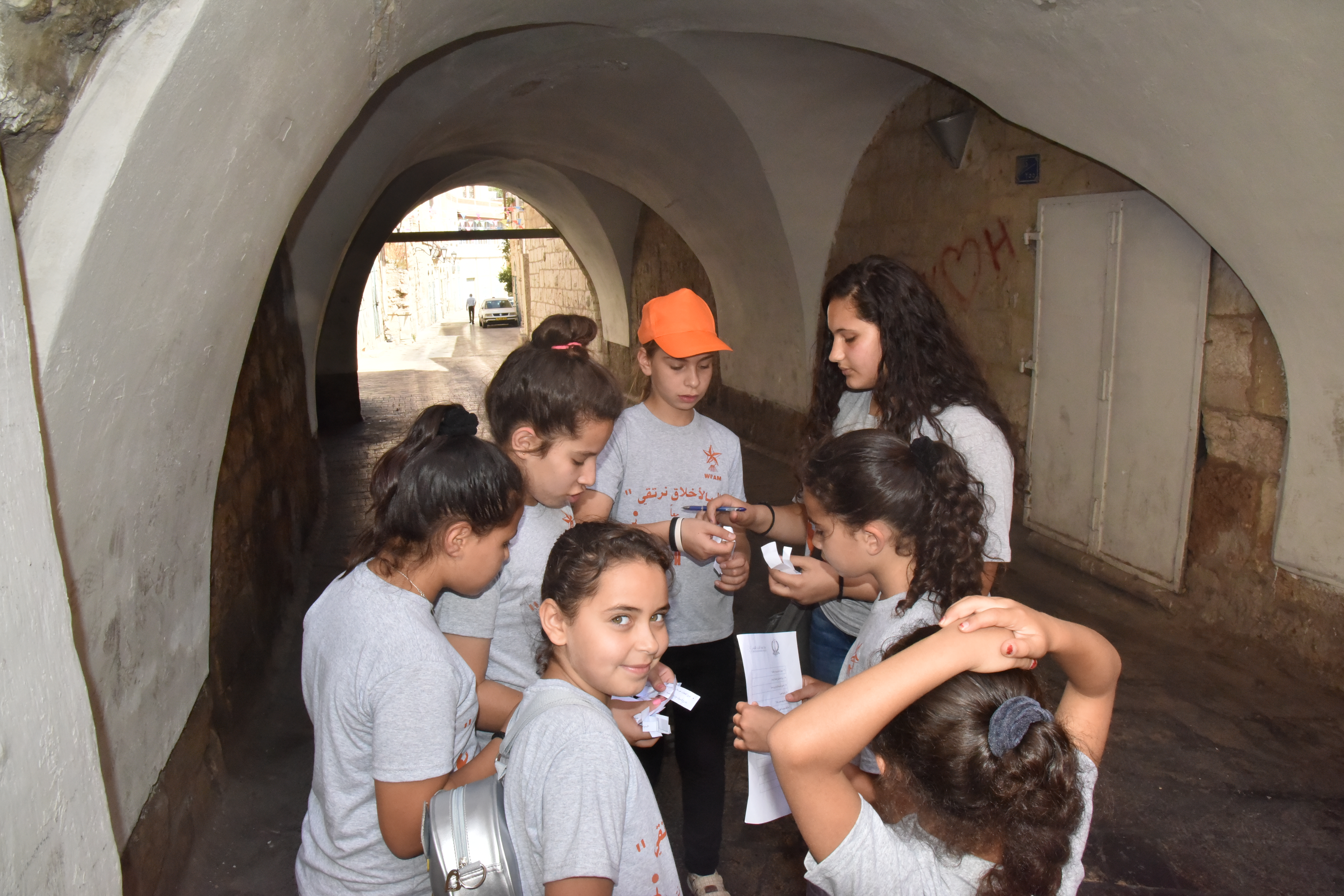 كنز المعلومات مسابقة للتعرف على شارع النجمة بتنظيم من مركز الإستعلامات السياحي التابع لبلدية بيت لحم ومركز حفظ التراث الثقافي