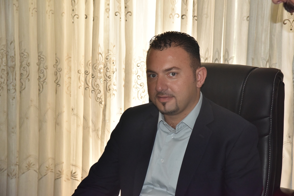 رئيس وأعضاء مجلس بلدية بيت لحم يستقبلون بطريرك الأقباط الكاثوليك في مصر والأب فلتس والوفد الإيطالي المرافق 