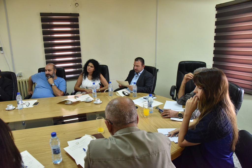 اجتماع في بلدية بيت لحم للوقوف على اخر المستجدات حول بيت لحم عاصمة الثقافة العربية ٢٠٢٠ 