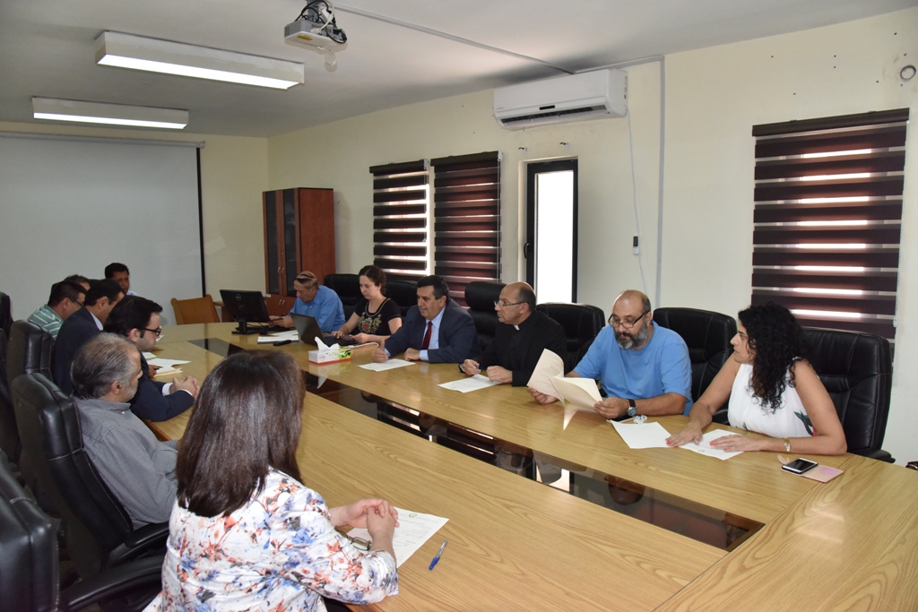 اجتماع في بلدية بيت لحم للوقوف على اخر المستجدات حول بيت لحم عاصمة الثقافة العربية ٢٠٢٠ 